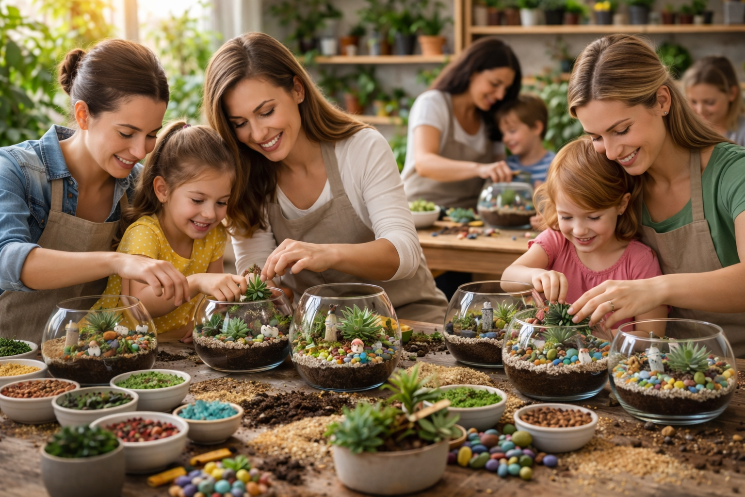 Anne Çocuk Terraryum Atölyesi